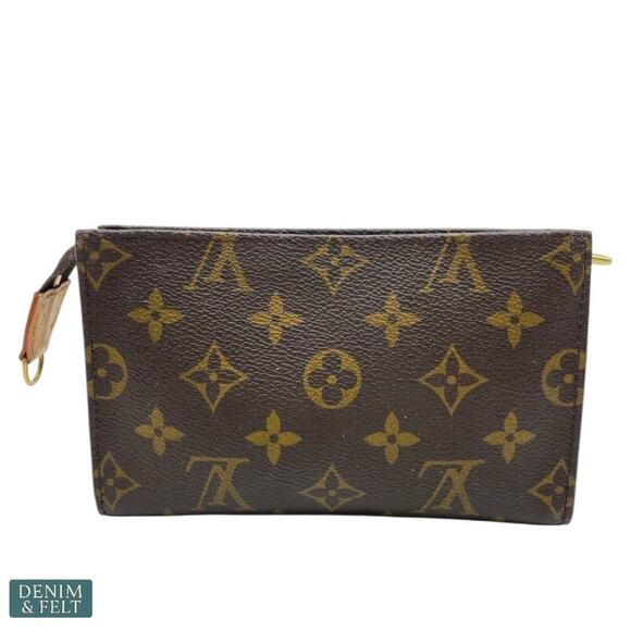 Louis Vuitton Bucket PM Monogram Canvas Pouch w/Tassel Charm Accessory SR1927 - Picture 6 of 15